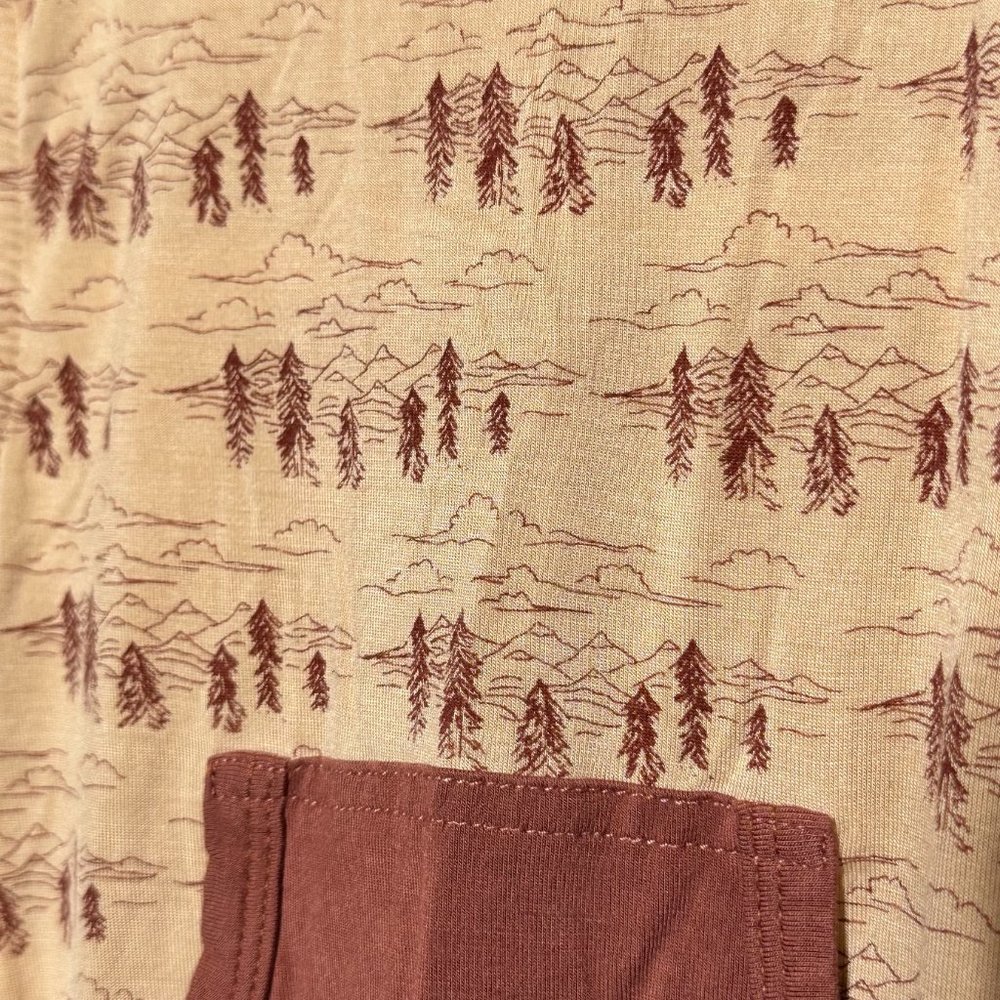 Kate Quinn | coverall bubble | bamboo| little mountain | 6-12m - Picture 4 of 4